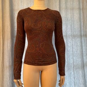 Lauren by Ralph Lauren long sleeve 85% silk 15% cashmere